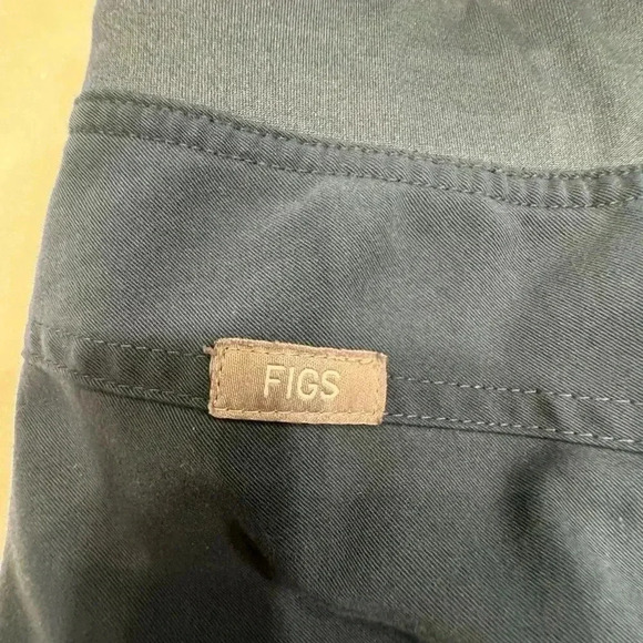 Figs technical collection scrub pants navy stretch tie waist size large - Picture 10 of 10